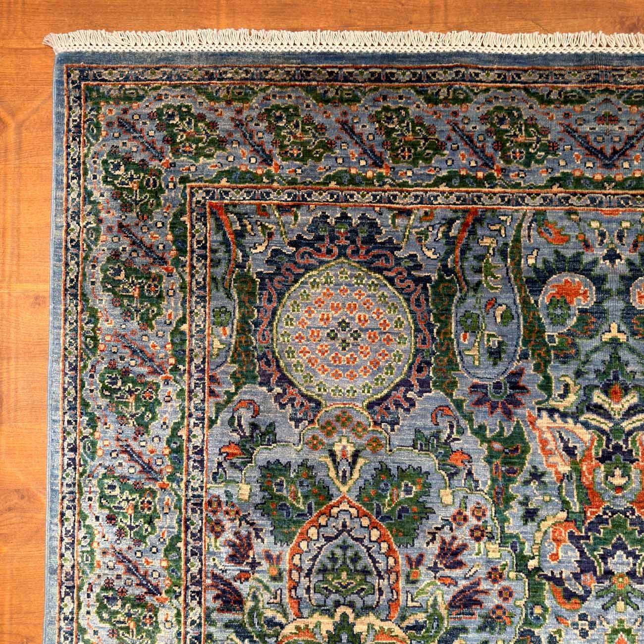 El Dokuma Özel Tasarım Kabile Yün Halı (175x240 cm) - Görsel 3