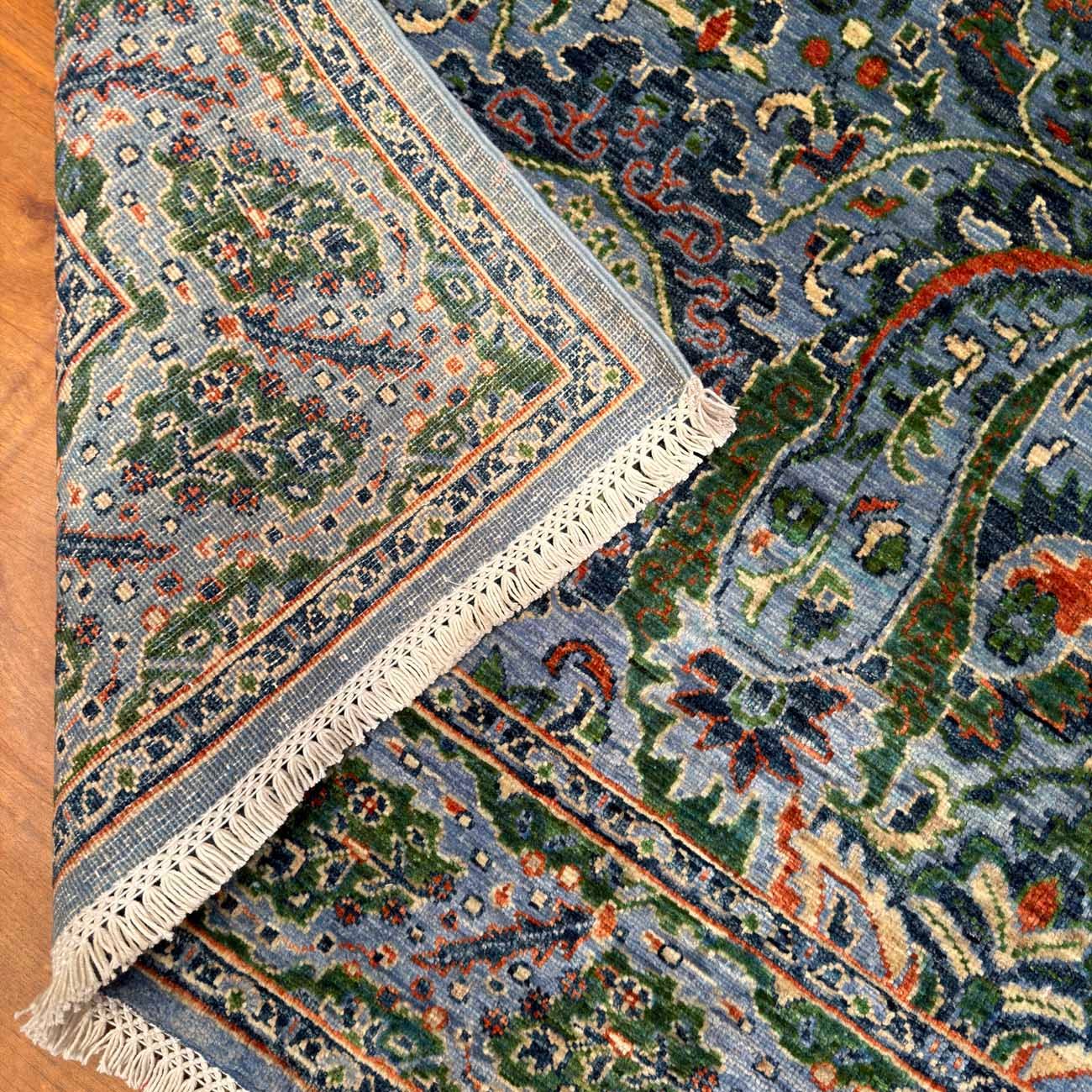 El Dokuma Özel Tasarım Kabile Yün Halı (175x240 cm) - Görsel 5