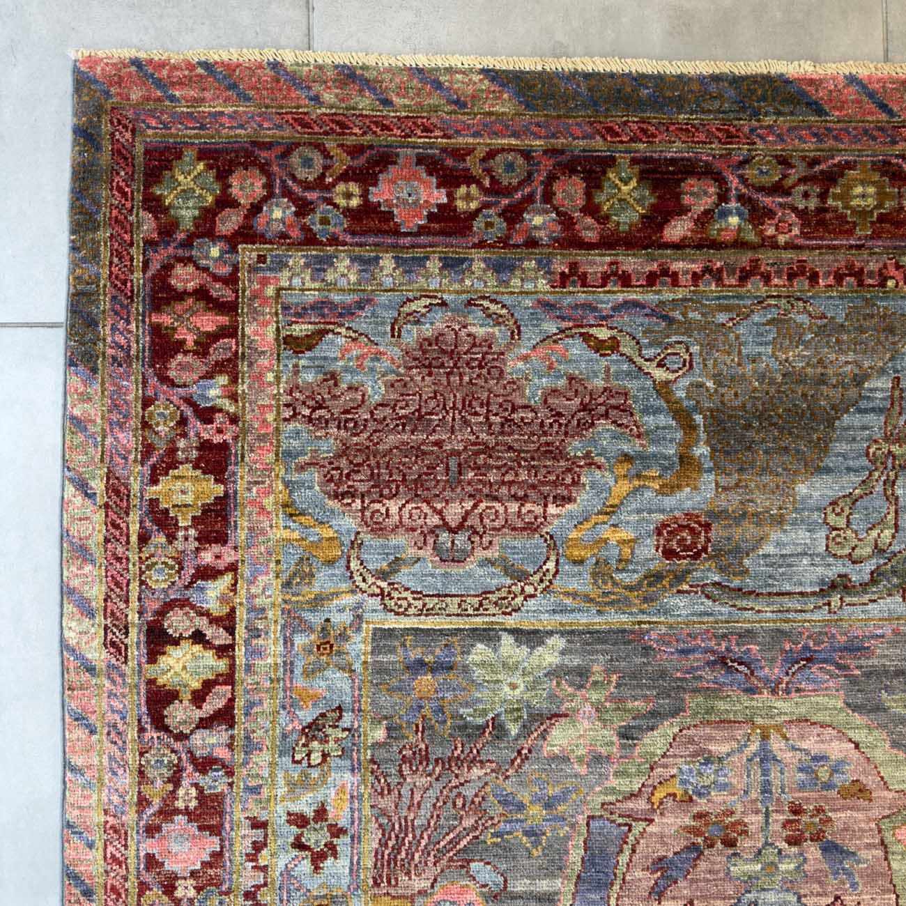 El Dokuma Uşak Yün Halı (250x305 cm) - Görsel 3