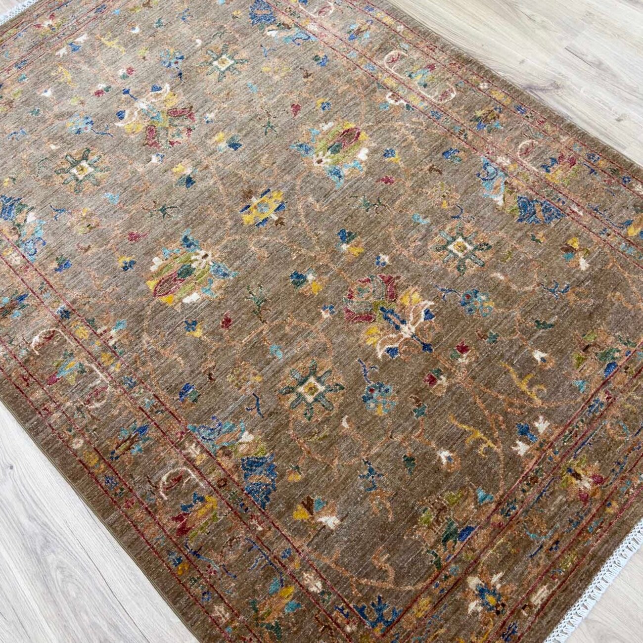 El Dokuma Sultani Yün Halı (125x185 cm) - Görsel 7