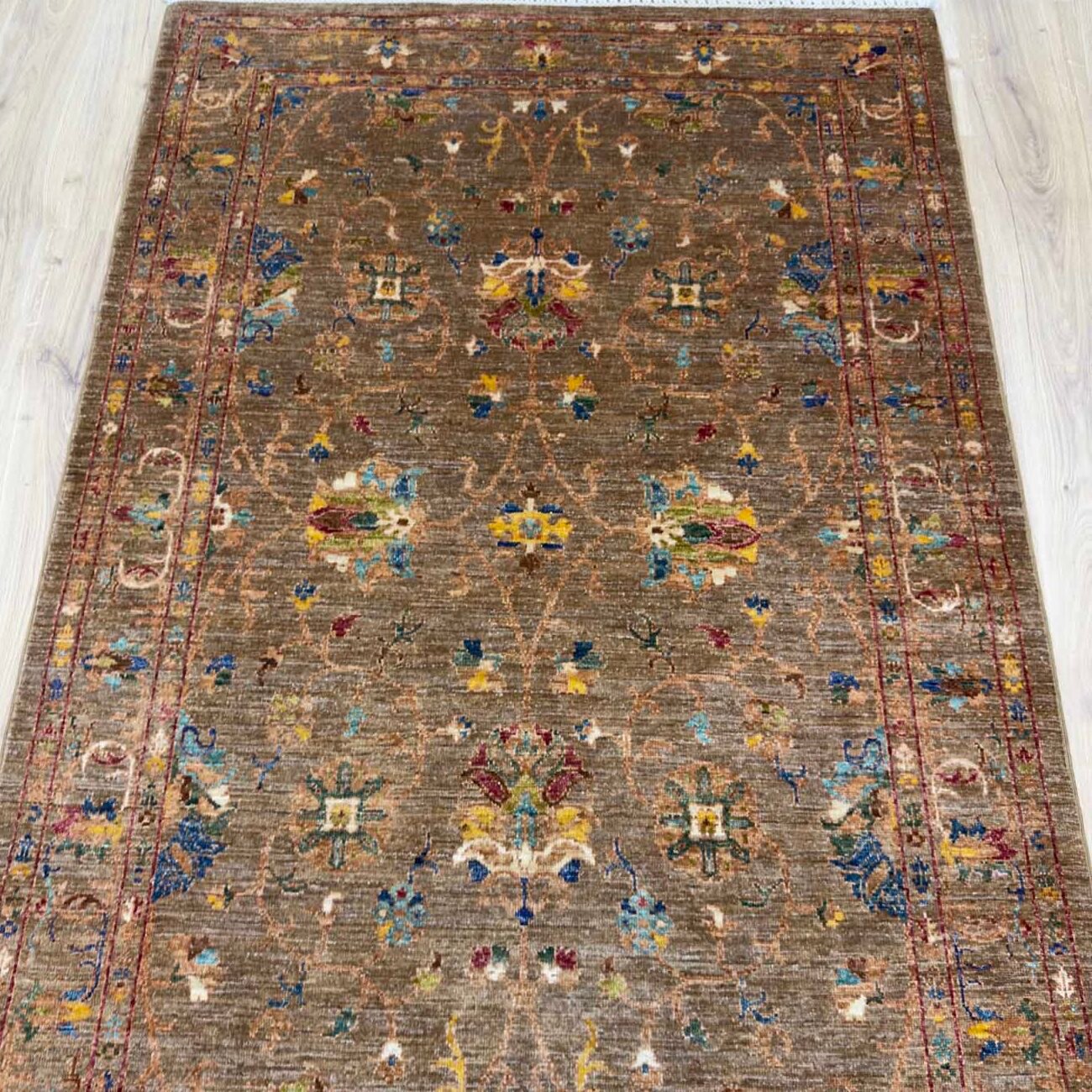 El Dokuma Sultani Yün Halı (125x185 cm) - Görsel 10