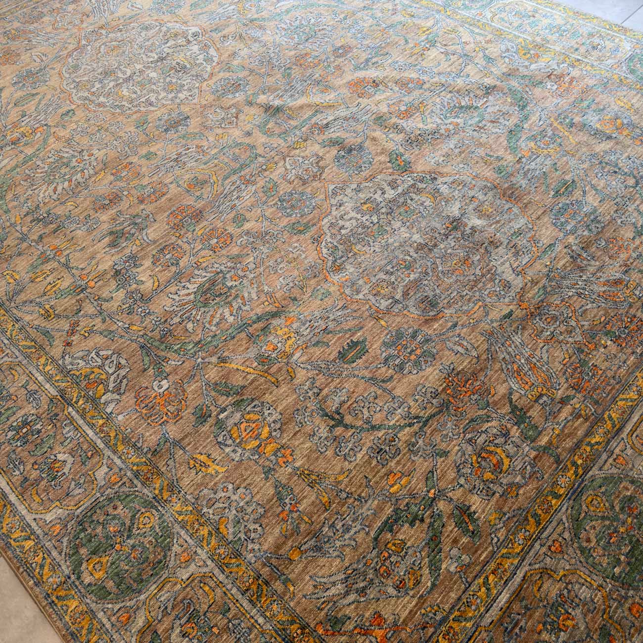 El Dokuma Özel Tasarım İran Yün Halı (275x365 cm) - Görsel 8