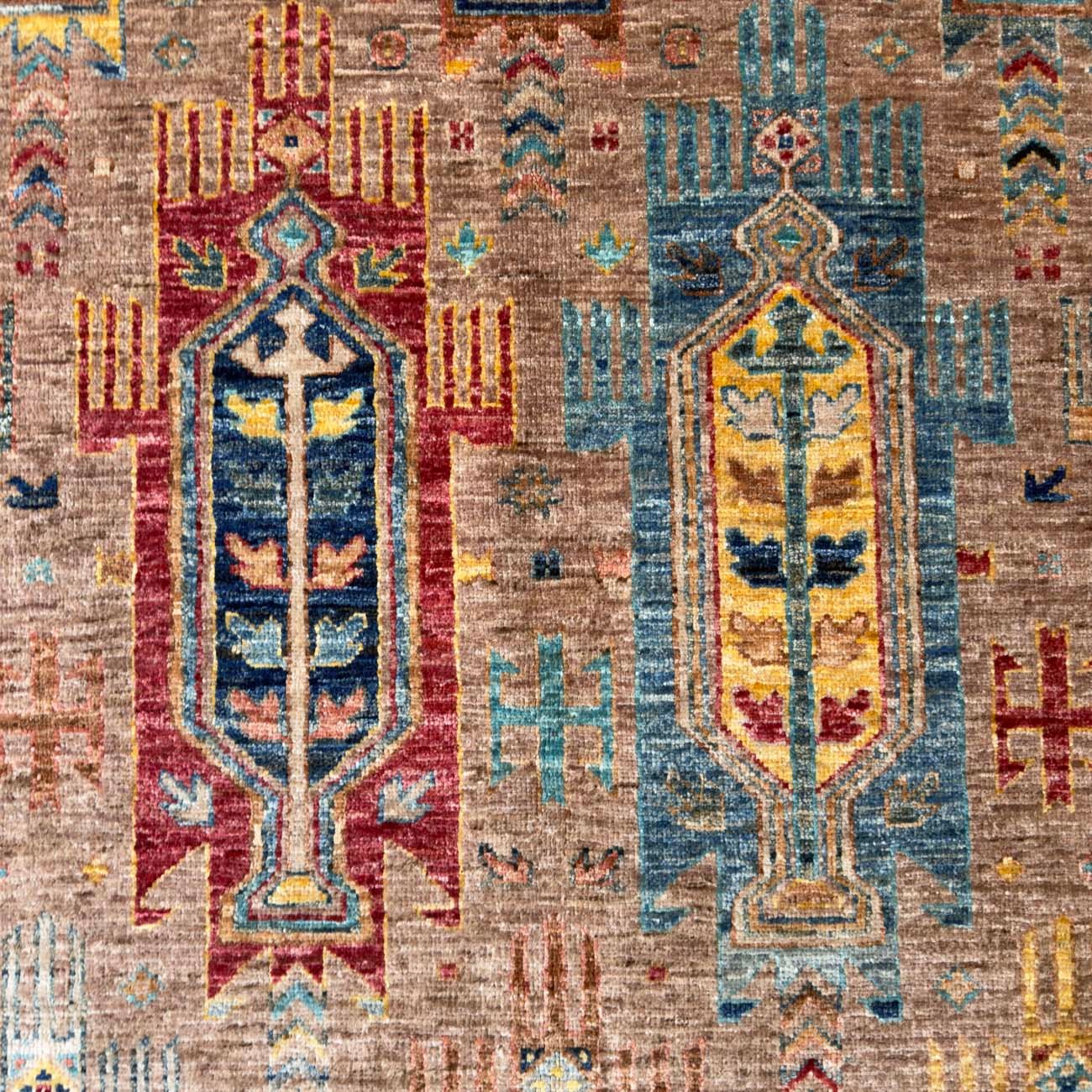 El Dokuma Veziri Kabile Yün Halı (200x250 cm) - Görsel 2