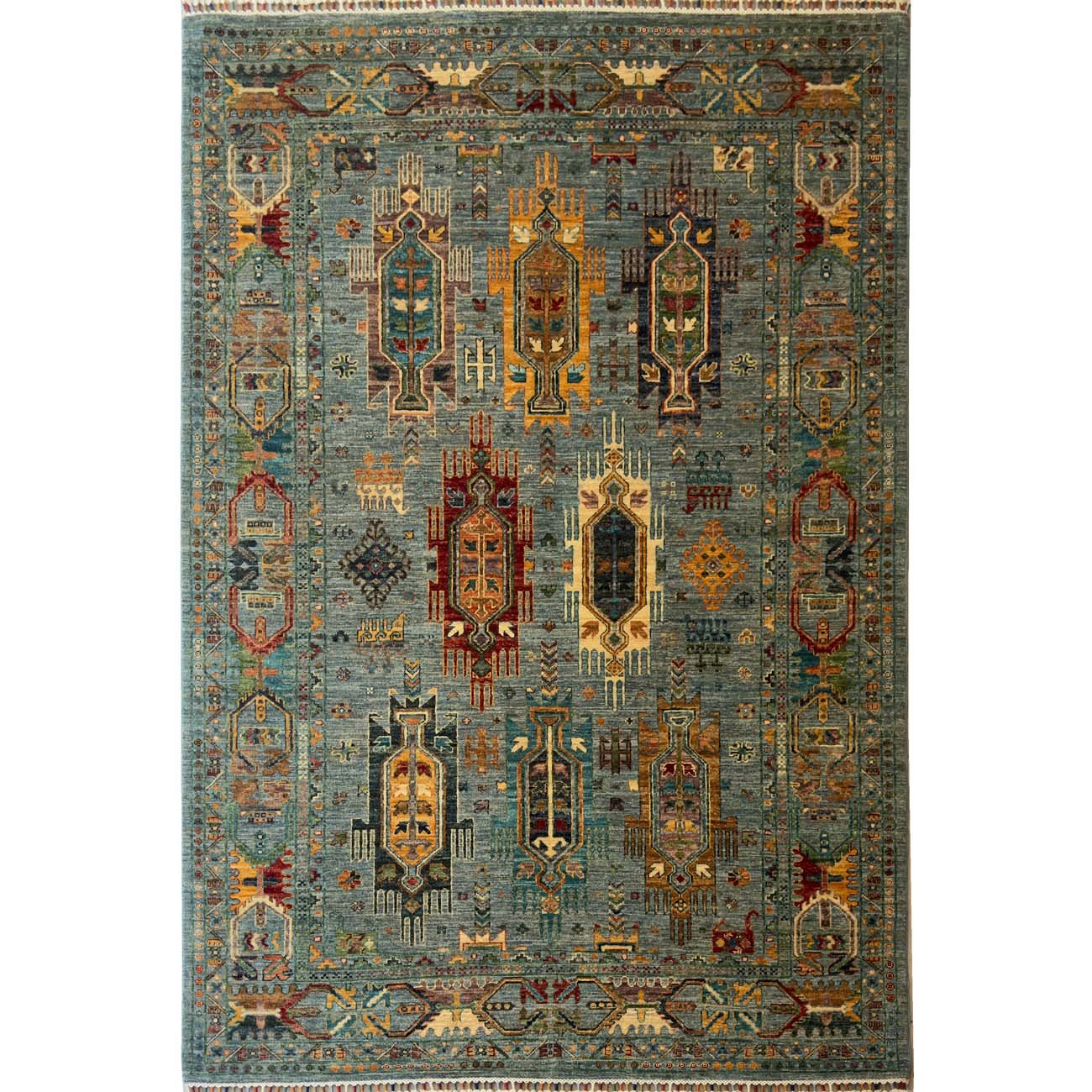 El Dokuma Veziri Kabile Yün Halı (170x245 cm)