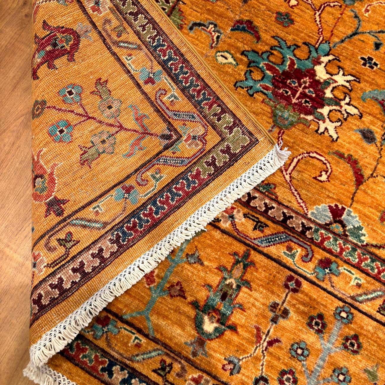 El Dokuma Floral Sultani Yün Halı (210x305 cm) - Görsel 5