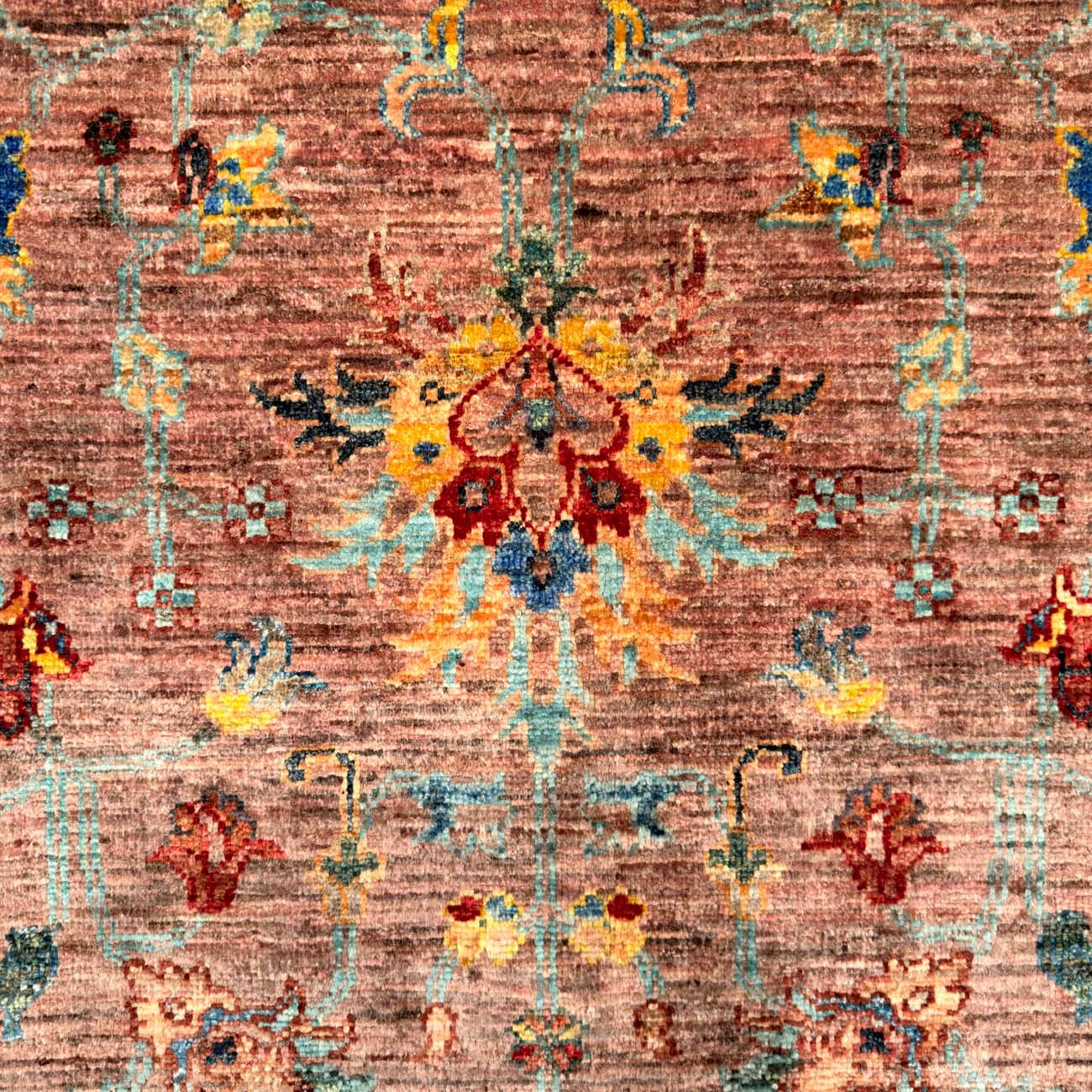 El Dokuma Floral Sultani Yün Halı (170x245 cm) - Görsel 2