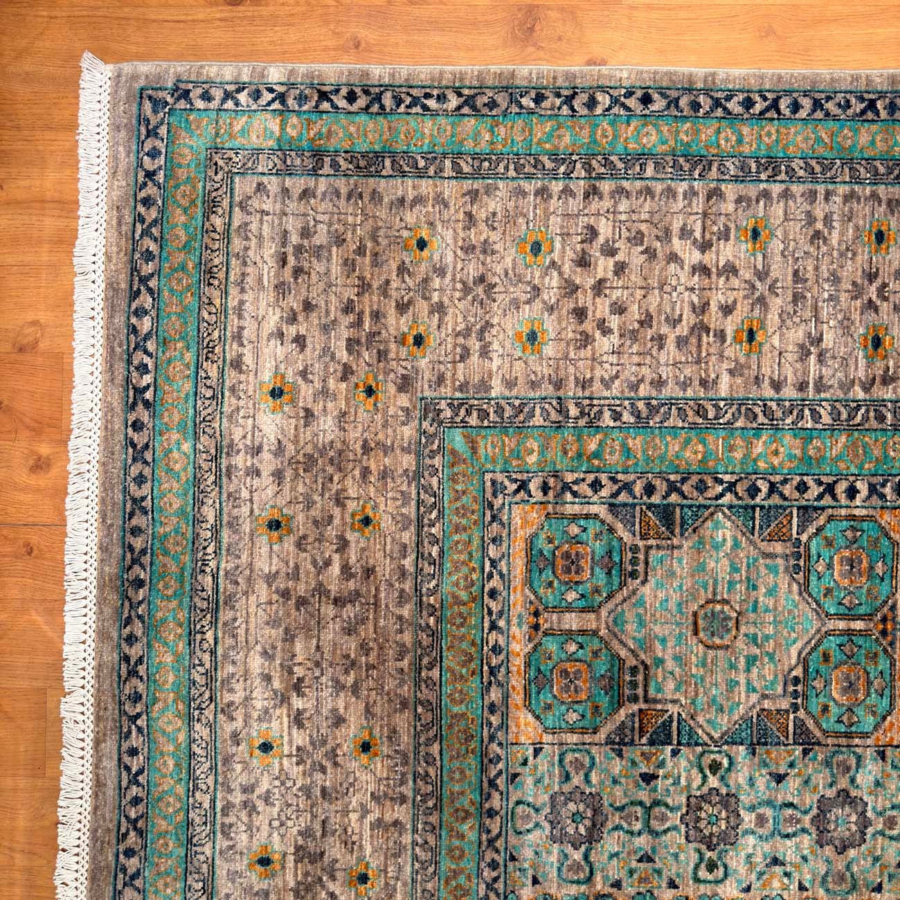 El Dokuma Premium Memlük Yün Halı (275x370 cm) - Görsel 5