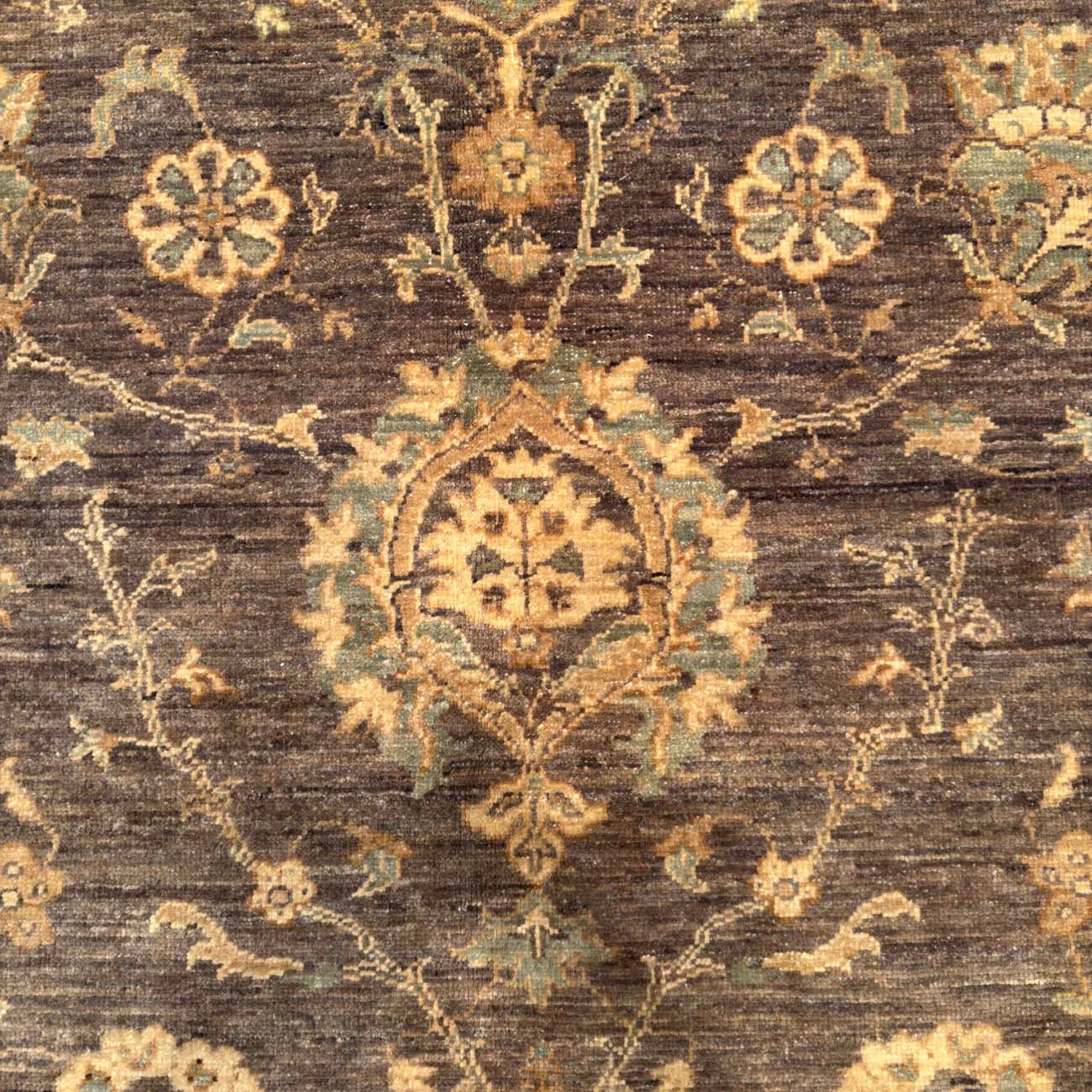 El Dokuma Gri Sultani Yün Halı (250x350 cm) - Görsel 9