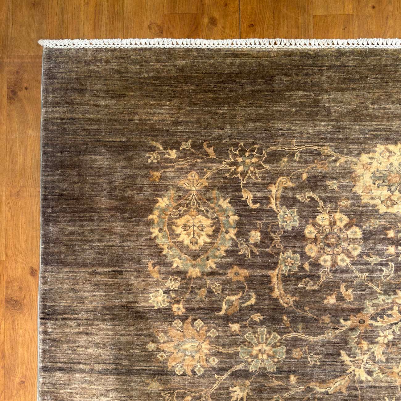 El Dokuma Gri Sultani Yün Halı (250x350 cm) - Görsel 4