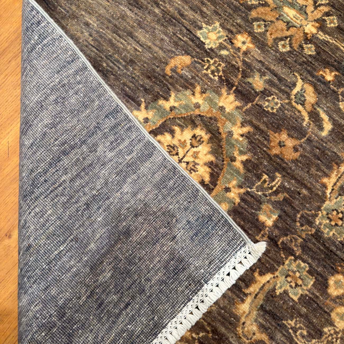 El Dokuma Gri Sultani Yün Halı (250x350 cm) - Görsel 6