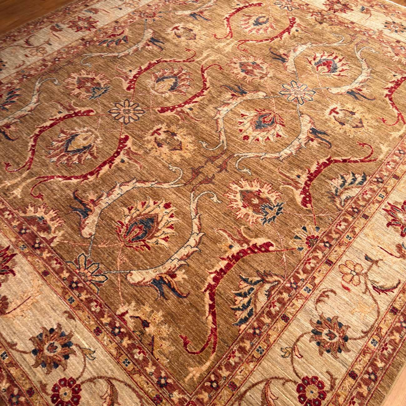 El Dokuma Uşak Yün Halı (250x300 cm) - Görsel 9