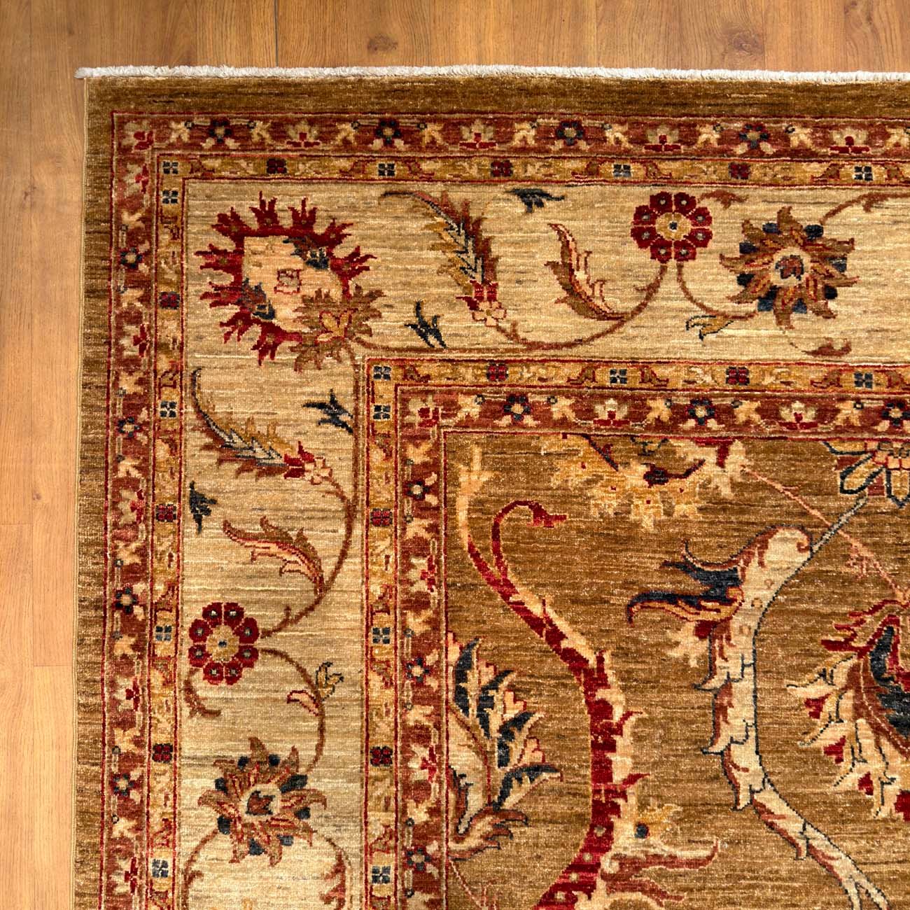 El Dokuma Uşak Yün Halı (250x300 cm) - Görsel 5