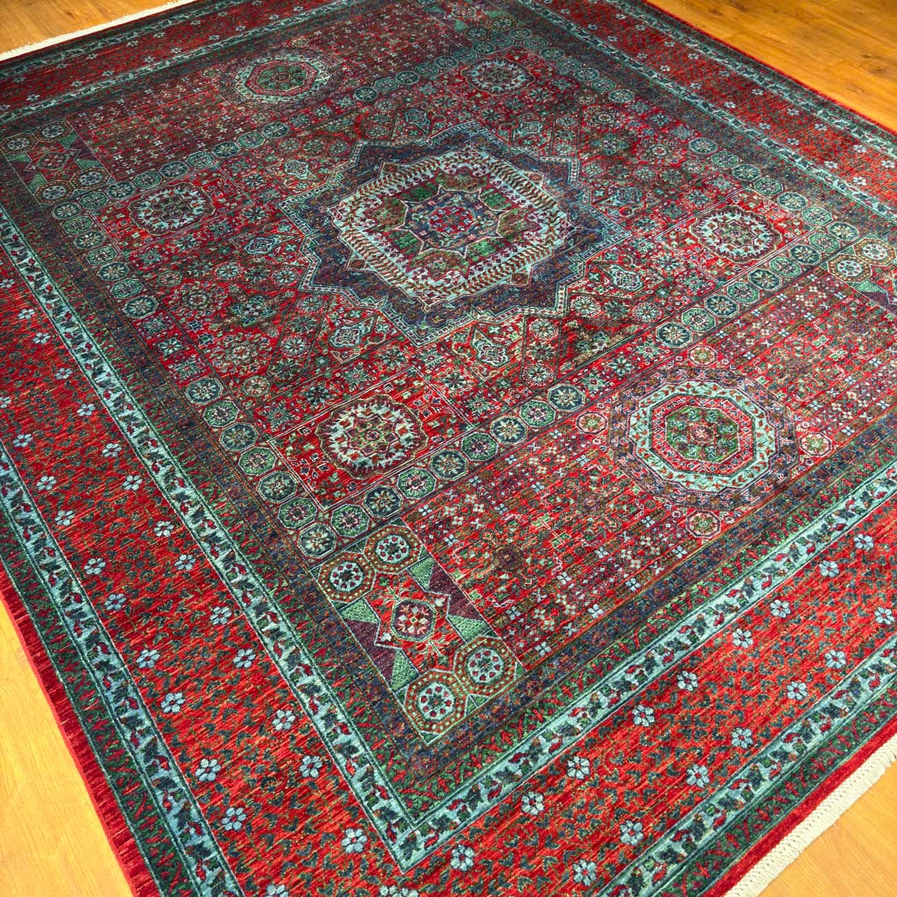 El Dokuma Premium Memlük Yün Halı (250x300 cm) - Görsel 3