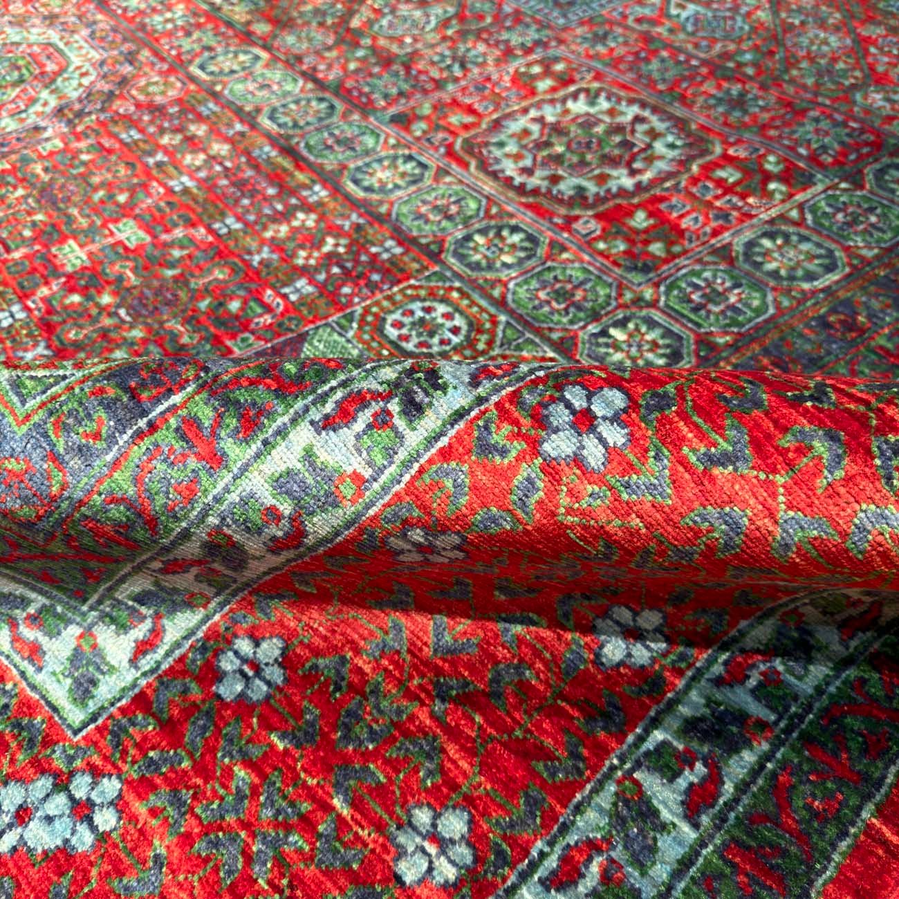 El Dokuma Premium Memlük Yün Halı (250x300 cm) - Görsel 9