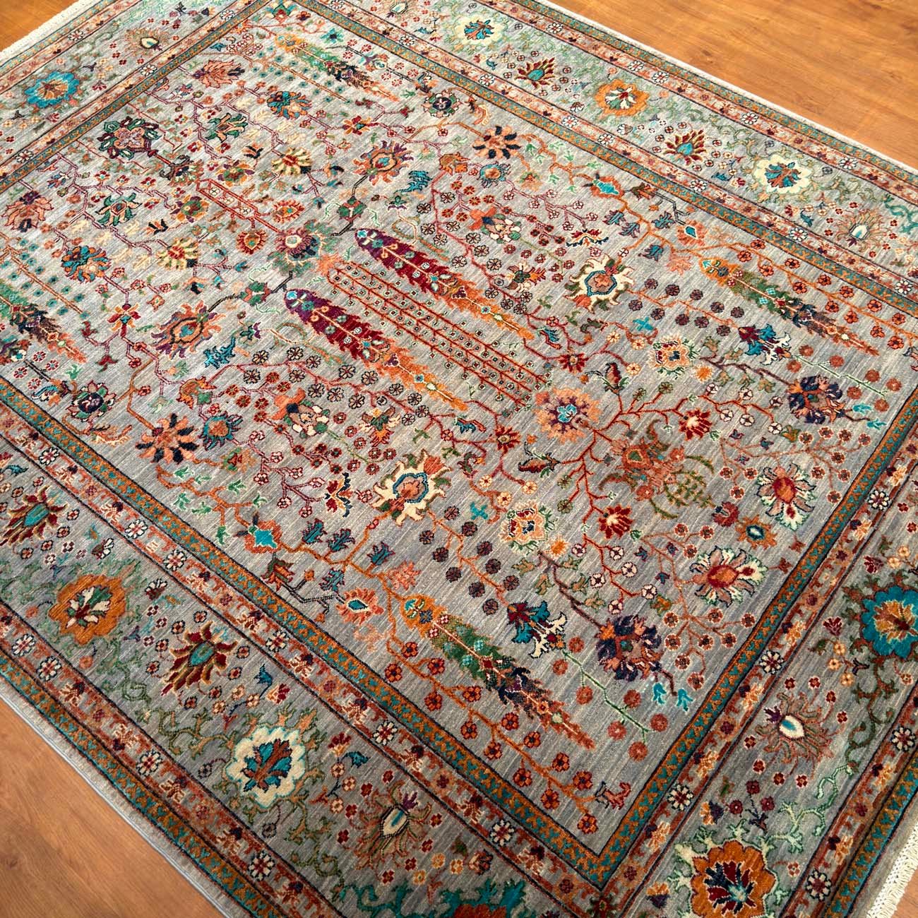El Dokuma Premium Sultani Yün Halı (180x225 cm) - Görsel 6