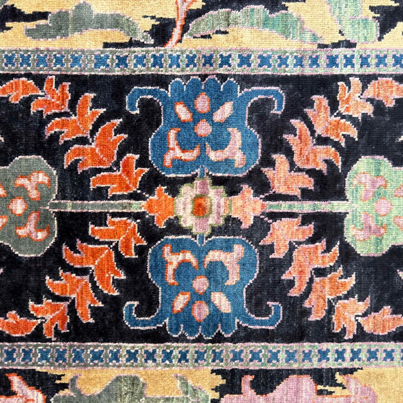 El Dokuma Bohem Suzani Yün Halı (275x360 cm) - Görsel 10