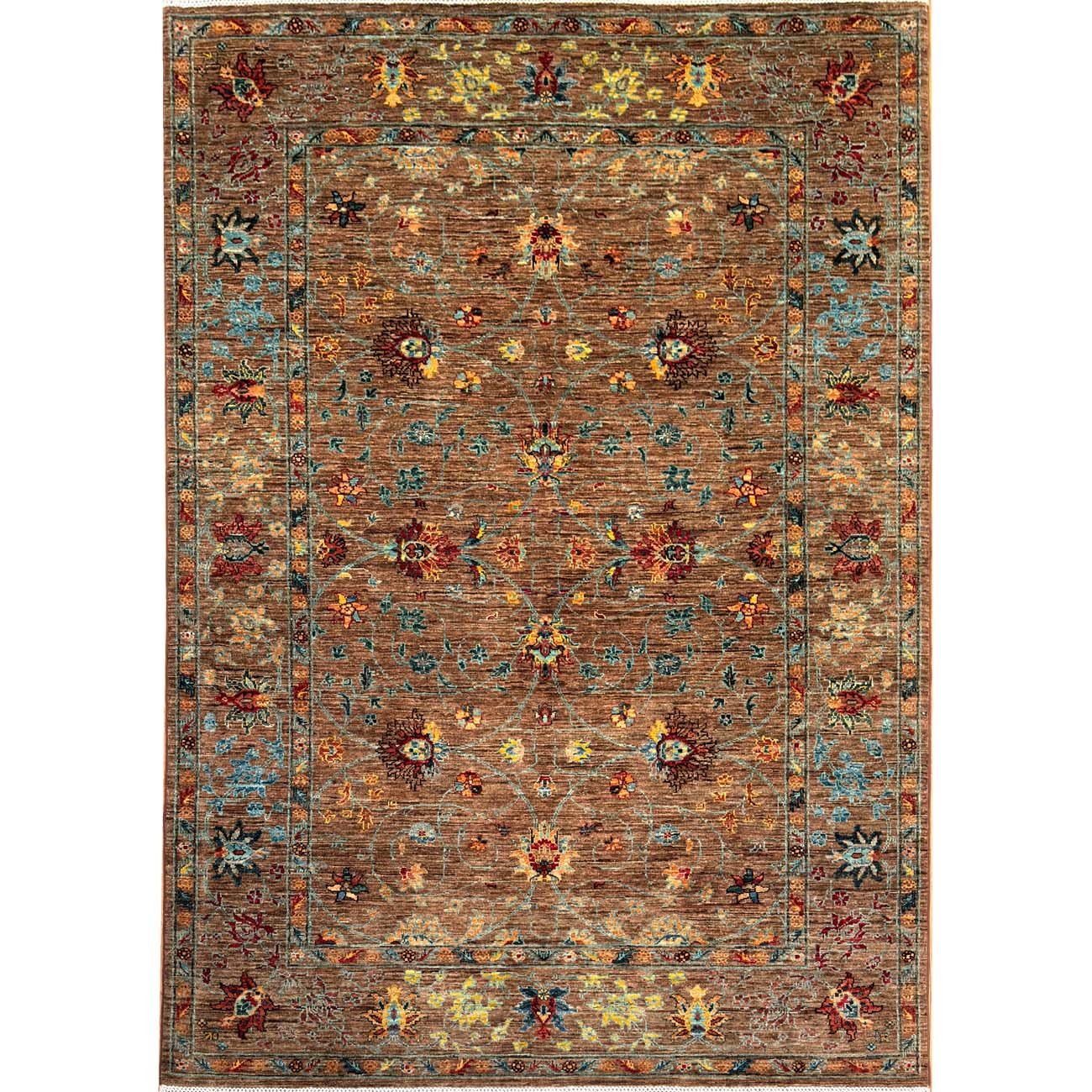 El Dokuma Floral Sultani Yün Halı (175x245 cm)